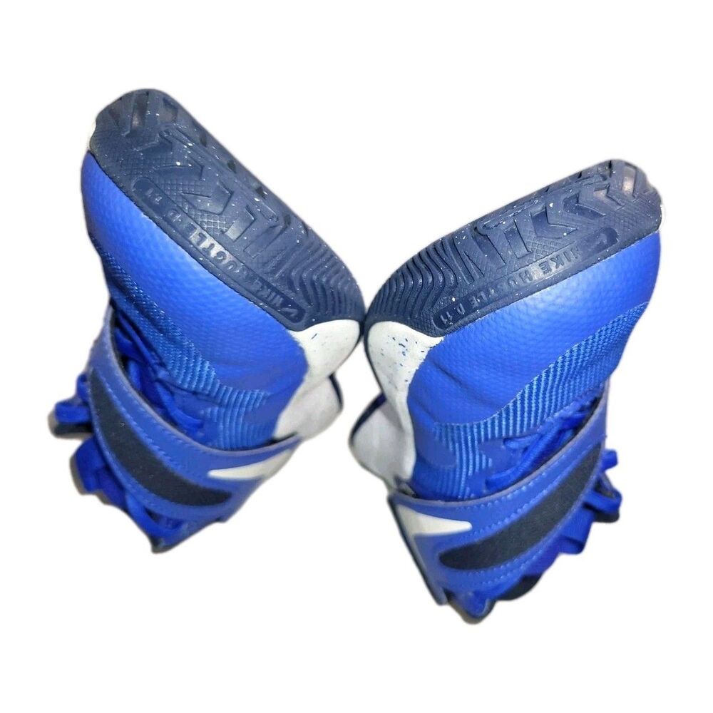 Nike Team Hustle D 11 "Hyper Royal/White-Obsidian" Big Kids' Basketball ShoesSz2 - Picture 6 of 11